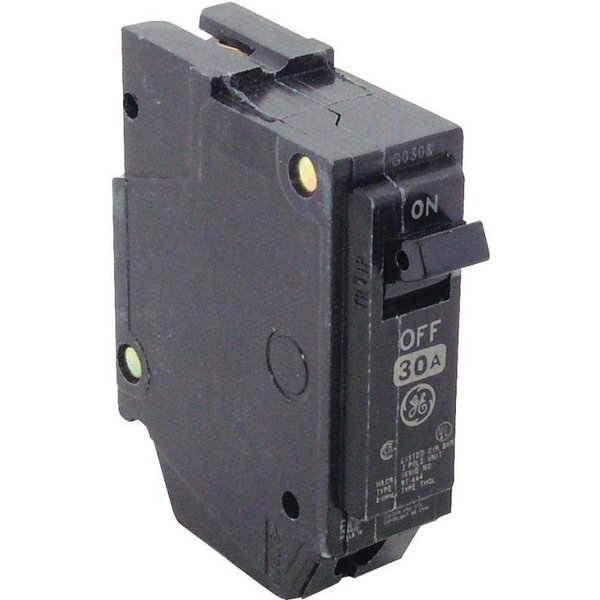 Ge Industrial Solutions Circuit Breaker, THQL Series 30A, 1 Pole, 120/240V AC THQL1130